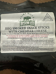 *NEW* Bison Snack Sticks (2 packs) BBQ Cheddar